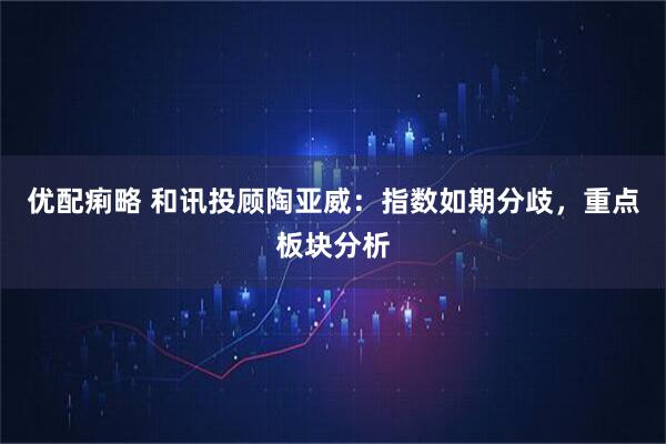 优配痢略 和讯投顾陶亚威：指数如期分歧，重点板块分析