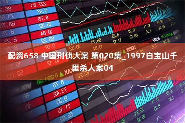 配资658 中国刑侦大案 第020集_1997白宝山千里杀人案04