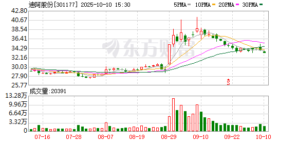 易融资 迪阿股份：2024年净利润5302.95万元 拟10派5元